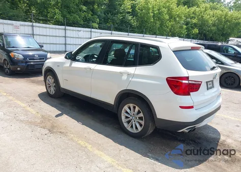 2017 BMW X3 xDrive28I из США, поврежденный, VIN 5UXWX9C36H0W74437